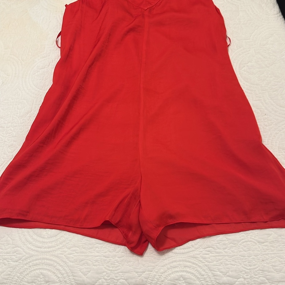 Naked Zebra Red ‘Jordan Strappy Romper’ in Red Size M - Picture 7 of 13